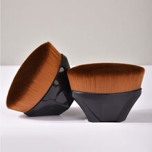 平角魔术无痕刷粉底液刷 散粉刷腮红刷遮瑕刷便携不扎脸不吃粉软毛多功能化妆刷 立体菱形刷【2只装】