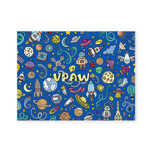 七夕情人节礼物Vpaw儿童爬行垫爬爬垫加厚家用婴儿布宝宝垫子客厅XPE地垫游戏垫 太空寻宝 180*144*2cm厚±3%【可另配星空围栏14