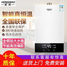 【上门包安装】虹鸟（HONGNIAO）强排式燃气热水器节能变频恒温智能变频家用煤气低水压大屏即热式 【12L 雅典白】变频恒温  液化气/罐装煤气（20Y）