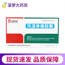 中国药材 风湿骨痛胶囊0.3g*48粒 /盒温经散寒 痹病 腰脊疼痛 四肢关节冷痛 1盒