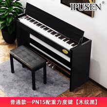 IPUSEN电子钢琴88重锤键智能幼师专用家用儿童初学者 普通款-PN15配重力度键-木纹黑