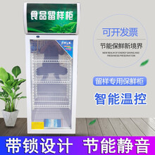 食品留样柜小型冰箱幼儿园带锁食堂学校厨房保鲜展示冷藏家用迷你缘昊 52x52x162cm