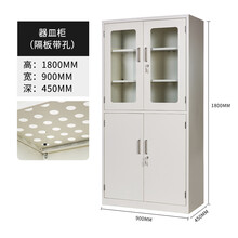 钢弹（gangdan）全钢药品柜 学校实验室仪器柜 化学试剂柜玻璃器皿存储柜子 全钢器皿柜