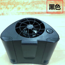 万浮生 共田F16挂腰小风扇USB充电大风力随身微空调便携式凉肤机降暑神器 黑色