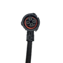 适配解放J6插大灯雾灯插头七孔尾灯油浮子接头线束货车通用型配件 4插/单个