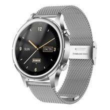 华为手机通用可接打电话智能手表测血压心率运动太空人gt2pro电子表男多功能蓝牙通话手环适用于苹果o 高贵银+银色金刚表带(16G大内存可本地听音乐)