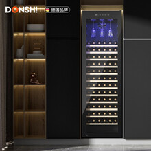 东仕(DONSHI)红酒柜家用恒温酒柜 电子红酒雪茄柜 葡萄酒冰吧 藏酒柜茶叶柜JC-280挂杯架+实木层架(85支)