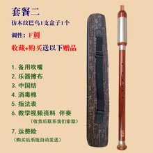 杉贝 SHANBEI 巴乌胶木竖吹仿红木巴乌调降调调调小学生初学入门乐器抖音同款 套餐二:竖吹仿红木F调巴乌+皮盒