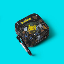 巴蒂尼 小米air2se真无线蓝牙耳机套air2s保护套硅胶软壳air2pro可爱卡通创意个性防摔 小米Air2SE 黑底涂鸦+挂钩