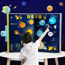 猫贝乐智能有声挂图本儿童玩具 男孩女孩中英文早教点读机点读笔套装 47面看图识字挂图