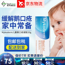 德国Mykoderm 婴幼儿儿童鹅口疮凝胶 Mykoderm 鹅口疮20g【巧克力味】