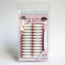 嫛媺双面双眼皮贴120回无痕隐形儿童拉丝纤维条自然持久防水不易脱落 3包(1包120回)宽