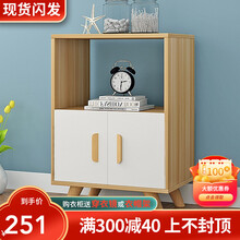 【下单送豪礼】绮怡 斗柜茶水柜现代简约厨房玄关储物斗柜 浅胡桃+白色两门无抽