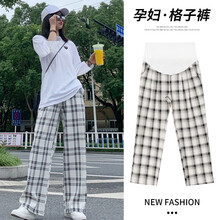 芷玥 孕妇裤夏季夏款孕妇装宽松外出外穿薄款孕妇裤子孕妈装 图片色 XL