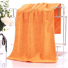 硕基 橙色 40*40《10条装》加厚洗车毛巾 吸水好清洗汽车家务毛巾餐馆清洁用 洗碗 抹布无痕吸水毛巾