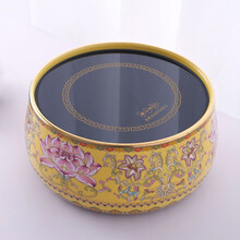 常生源 电陶炉 家用电陶茶炉迷你煮茶炉功夫茶具泡茶炉迷你可搭配铁壶银壶茶炉 莲舞霓裳 帝王黄