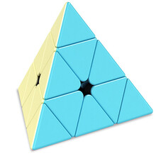 魔域文化 3阶魔方马卡龙色5件套装二三四五阶儿童魔方玩具儿童节日礼物 三角形金字塔