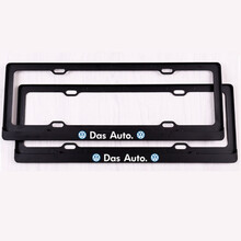 车牌架框车牌照套大众车牌架速腾途观L朗逸CC帕萨特高尔夫宝来探岳凌渡Rline牌照框 黑色 R