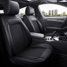 2020款宝骏RS-3RS-5530专用汽车座套四季通用坐垫全包围座椅套夏季冰丝 冰丝标准版 全黑色