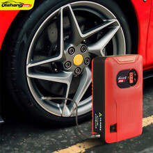 启尚QISHANG汽车应急启动电源启动器搭电宝无线充气泵一体机胎压打气备用救援充火12v车载移动 【新Q7】14000mAH+加粗电瓶夹