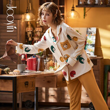 娇银月子服夏季薄款纯棉产后孕妇怀孕哺乳衣春夏睡衣喂奶衣产妇家居服套装 白色 M（建议85-105斤左右穿）