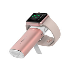 MIPOW /麦泡Apple WATCH 苹果手表充电无线磁力充电器2/3/4代苹果Mfi认证充电宝 玫瑰金