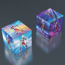奥特曼拼图魔方 全套12件套图案3三阶儿童好玩的玩具魔方 迪迦奥特超人()