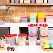 特百惠（Tupperware）MM椭圆入门6件套防潮防虫密封干货谷物储藏盒多功能五谷杂粮收纳保鲜盒