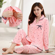 月子服春秋产妇产后哺乳喂奶衣夏季孕妇睡衣舒适套装 唇印粉色(月子帽+口水巾) M(建议80-100斤)