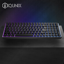 IQUNIX F96-碳黑 机械键盘 无线蓝牙机械键盘 游戏键盘 100键无光侧刻 TTC金粉轴