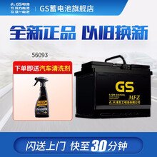 统一（GS）汽车电瓶蓄电池少维护系列 LN2/56093/H5 速腾/宝来/朗逸 以旧换新 上门安装 大众桑塔纳