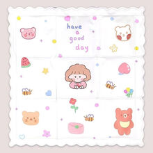 夏日办公冰坐垫 冰垫夏日坐垫办公室椅垫学生散热夏季凝胶冰垫汽车免注水降温神器 系列-白色女孩 36*36