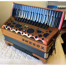 德国霍纳HOHNER 120贝牌 FUN系列 四排簧流行键盘手风琴定制款 紫色