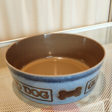 HICLAW/小爪星球颜值系列-狗碗猫碗宠物食盆猫咪防打翻猫粮狗粮饭盆狗狗喝水饭碗 可爱蓝-中号