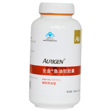 全金 鱼油软胶囊中老年辅助降血脂药房同款DHA 1.0g/粒*100粒