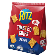 国际	亿滋 越南原装进口零食 乐之RITZ 烤薯片麦香原味229g