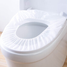 鲁凤来 马桶垫 一次性加厚无纺布马桶垫50片 独立包装酒店公用马桶坐厕纸马桶套 产妇坐便垫纸