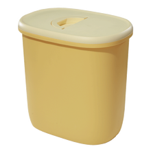 伊丽猫狗密封储粮桶宠物用品存储箱密封盒20斤10kg干燥防潮 防潮真空储粮桶大号10kg-奶油黄