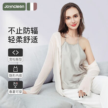 婧麒防辐射服孕妇装银纤维孕妇防辐射衣服怀孕期内穿吊带四季款上班肚兜防护服 银灰色 均码