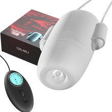 男性成人用品震动飞机杯全自动夹吸电动男用自慰器具隂经锻鍊器阴茎龟 头降敏训练器敏感早泄按摩器情趣玩具 男性电动拉伸男士自慰用品(白色非贯通款)