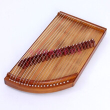 古筝练指器21弦专业指法训练器便携款迷你小古筝筝码版 古筝练指器（楠木色） 全套配件 素面