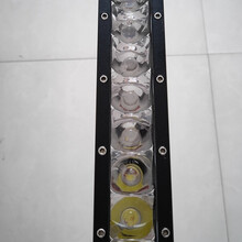 汽车长条灯单排 led射灯12v24v 货车中网强光超亮 越野车顶爆闪雾灯 白光 30珠150瓦84厘米+点烟器线