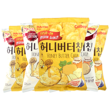 【张艺兴同款】韩国进口海太蜂蜜黄油薯片进口薯片向往的生活进口零食蜂蜜黄油土豆片网红膨化零食品休闲宿舍 蜂蜜黄油味60g*1袋+奶酪味60g*1袋