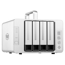 铁威马D4-330 四盘位雷电3磁盘阵列柜raid硬盘盒（非网络存储） Thunderbolt 3 +西数企业级4T*4