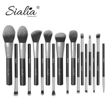 SIALIA 18支装化妆刷套装便携初学者眼影腮红散粉修容刷全套美妆超柔软专业化妆工具 18只全套化妆刷+刷包