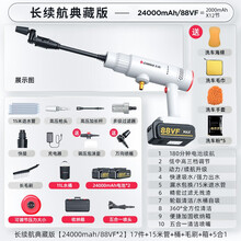 志高洗车机无线家用锂电高压洗车水枪电动洗车神器便携式大功率多功能清洗机 续航典藏版【24000mah/88VF*2】22件