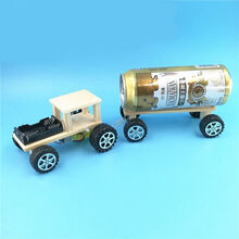 科技小制作diy材料包10岁11岁益智玩具创意手工自制玩具 电动卡车