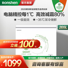 容声(Ronshen) 205升 冷藏冷冻转换冰柜 单温冰箱 家用商用冷柜BD/BC-205MSY