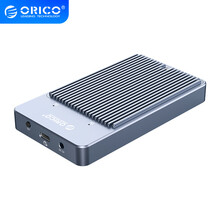 奥睿科（ORICO）M.2 NGFF双盘位阵列硬盘盒 Type-C3.1 raid阵列硬盘盒  灰色M2N210-RC3