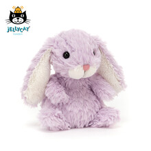 jellycat 2021新品薰衣草色甜美小兔可爱公仔毛绒玩具睡觉小玩偶生日礼物 薰衣草色甜美小兔 H15 X W8 CM